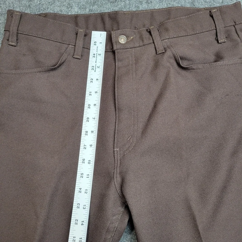 Levis Jeans Mens 36x30 Brown Cowboy Western Rodeo Country Horseback Work